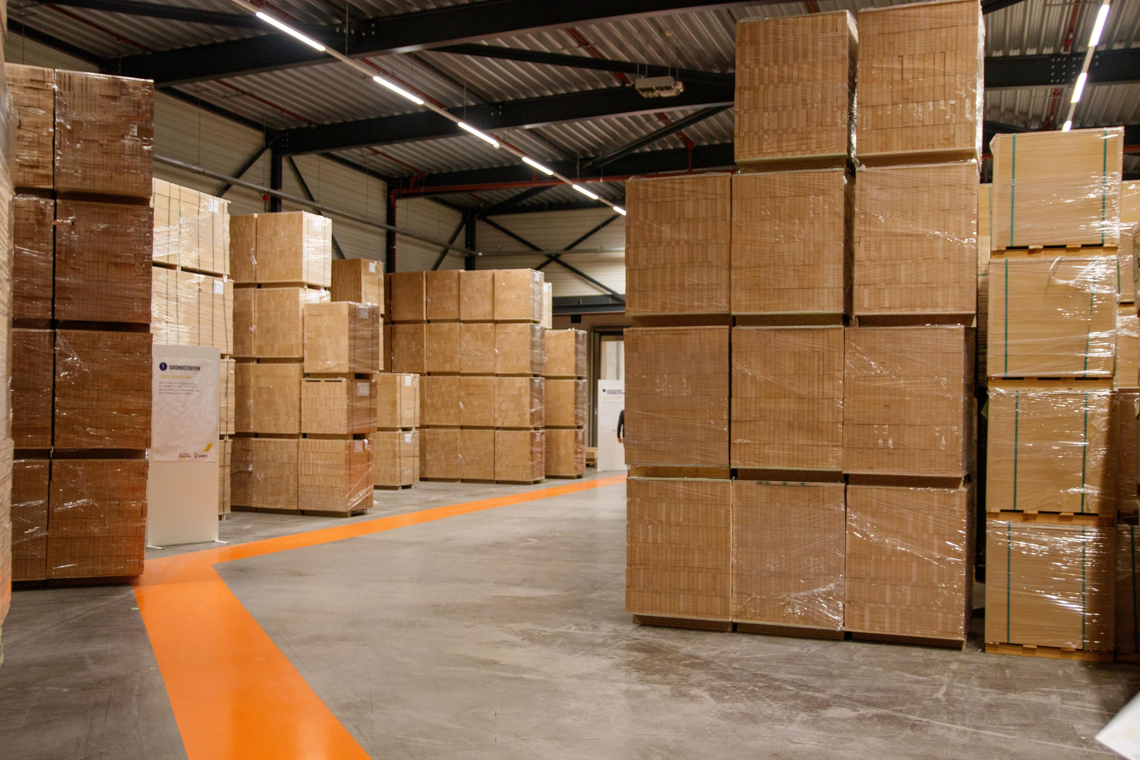 Bulk shipping services India - warehouse batch of parcels being loaded for a scheduled bulk pickup