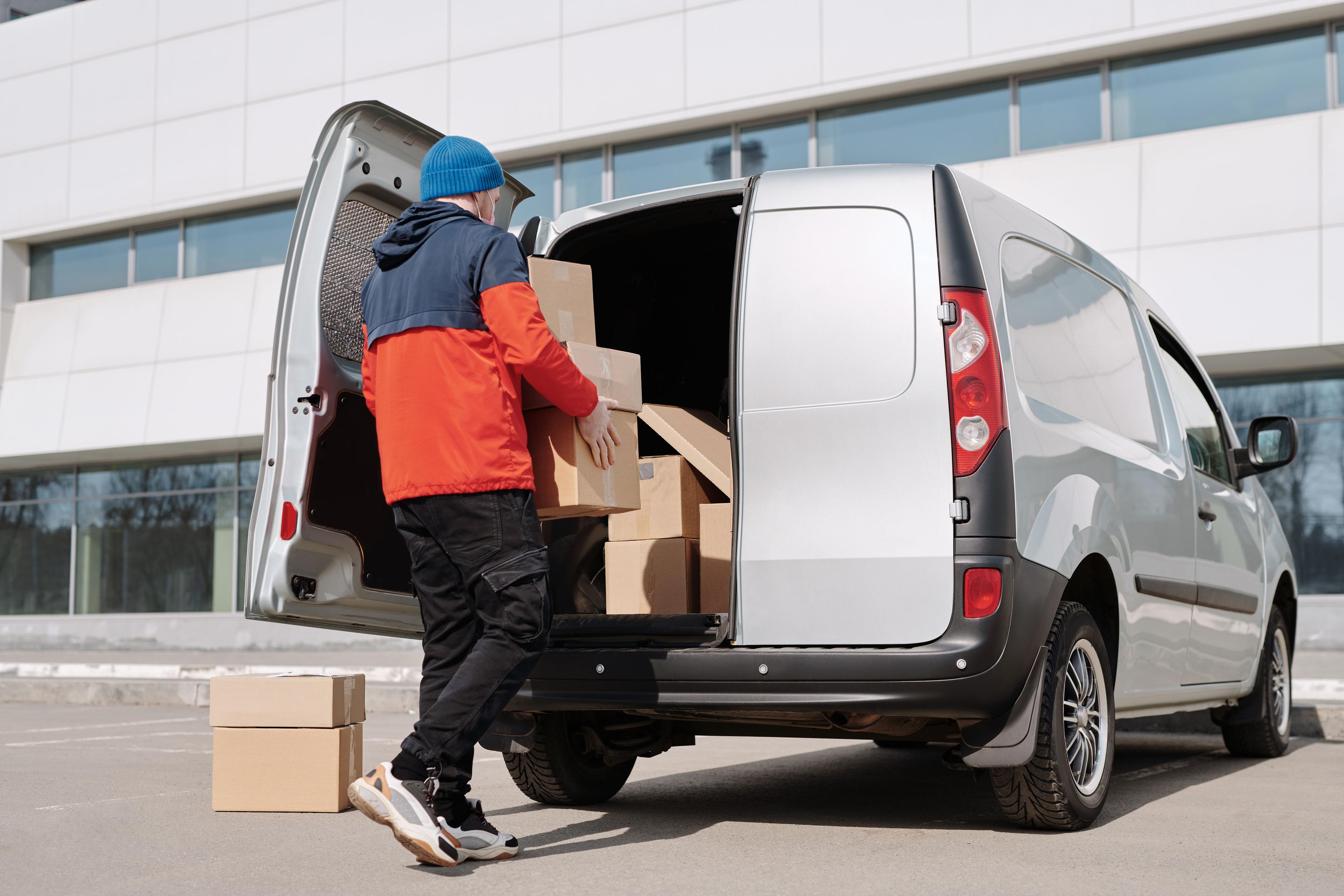 Same day delivery service - courier dispatching a parcel before the city cutoff time